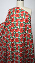 Artlux ~ 'Poppy Dance Red | Large' Luxury Cotton Lawn ~ Made in Italy *Last Piece 3.85m